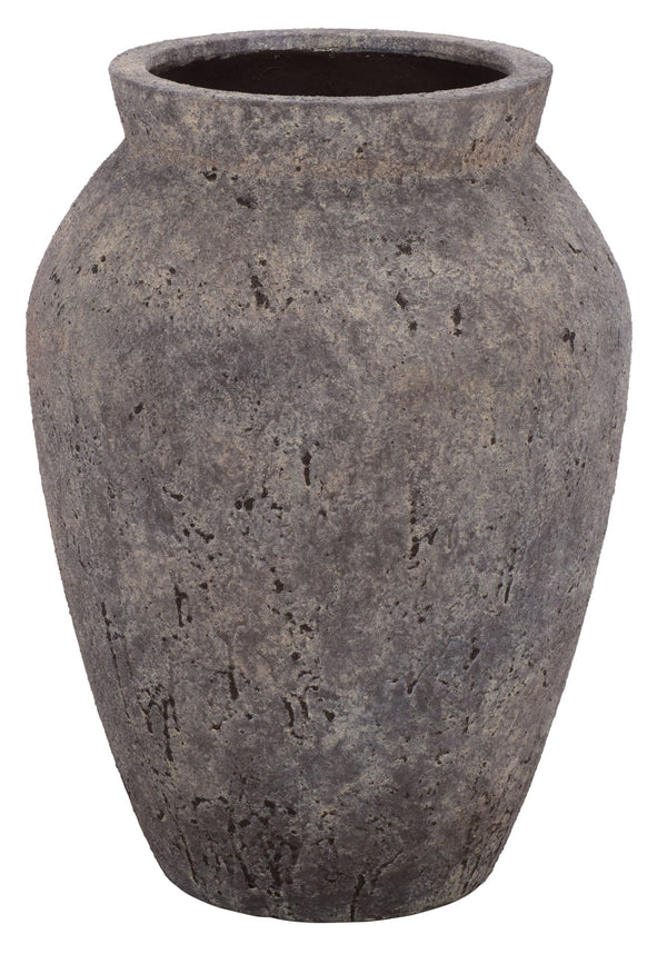 Bolton Large Planter Pot In Weather-Resistant Ficonstone Finish — Durable, Elegant Outdoor Accent