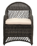 Safavieh Davies Wicker Arm Chair With Cushion Grey/Beige PAT2510A