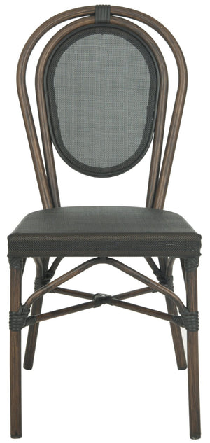Safavieh ESBEN Side Chairs - Elegant Bistro Style for Indoor/Outdoor Use, Lightweight & Weather-Resistant Pair PAT4002A-SET2