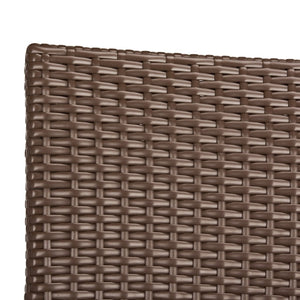 Safavieh KELDA Stylish Stackable Arm Chairs for Outdoor Living - Weather-Resistant, Comfortable Seating Set Brown PAT4004B-SET2