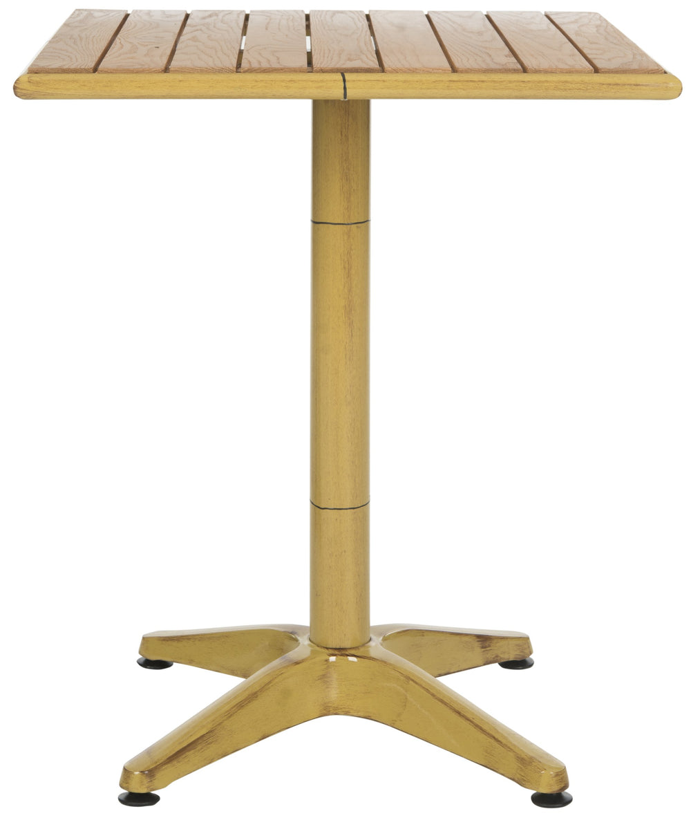 Safavieh Svana Accent Table - Stylish Bamboo Look For Outdoor Spaces, Perfect For Modern Decor And Relaxation Bamboo 75% Metal 25% Plastic Pat4005a