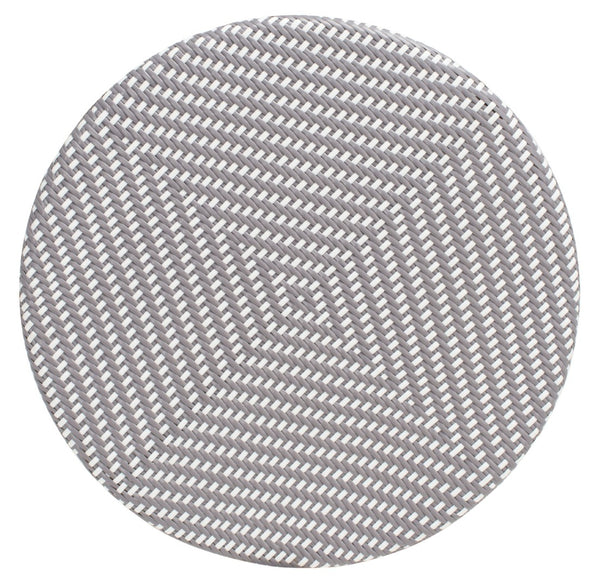 Safavieh KYLIE Bistro Table - Classic Rattan Design for Café-Style Charm in Indoor and Outdoor Spaces Grey / White PAT4011B