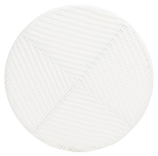 Safavieh KYLIE Bistro Table - Classic Rattan Design for Café-Style Charm in Indoor and Outdoor Spaces White PAT4011C
