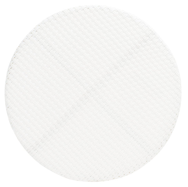 Safavieh SIDFORD Bistro Table - Elegant French Rattan Design for Indoor & Outdoor Spaces, Perfect for Dining White PAT4012C
