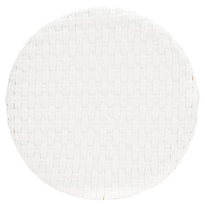 Safavieh KELSEY Barstool – Elegant French Café Style for Indoor/Outdoor Use, Durable Wicker Frame Design White PAT4018C