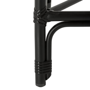 Safavieh TILDEN Barstool - Elegant Black and White Wicker Design for Indoor/Outdoor Modern Dining Spaces PAT4021A