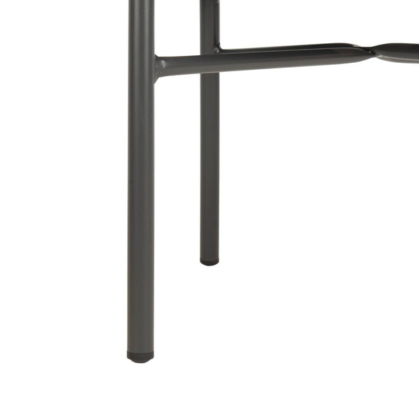 Safavieh MATTEO Contemporary Rope Chair in Grey with Plush Cushion - Ideal for Stylish Outdoor Spaces PAT4022A-SET2