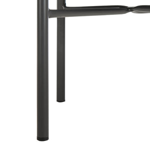 Safavieh KOFI Modern Rope Chair in Grey with Cushioned Seat - Stylish Outdoor Seating for Patios & Decks PAT4025A-SET2