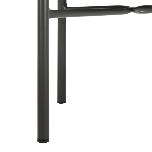 Safavieh KOFI Modern Rope Chair in Grey with Cushioned Seat - Stylish Outdoor Seating for Patios & Decks PAT4025A-SET2
