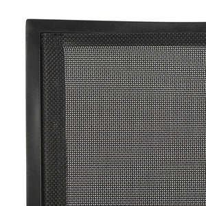Safavieh KAELAN Outdoor Stackable Chair - Stylish Black Aluminum Frame with Brown Armrests for Modern Patios PAT4030A-SET2
