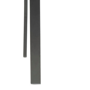 Safavieh KODA Stackable Outdoor Chair - Stylish Black Frame with Light Brown Wood Look for Patios & Decks PAT4031A-SET2