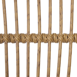 Safavieh Bora Armchair Set Of 2 - Elegant Natural Frame & Bamboo Seats For Luxurious Outdoor Comfort Natural 75% Aluminum 25% Plastic Wicker Pat4046a-set2