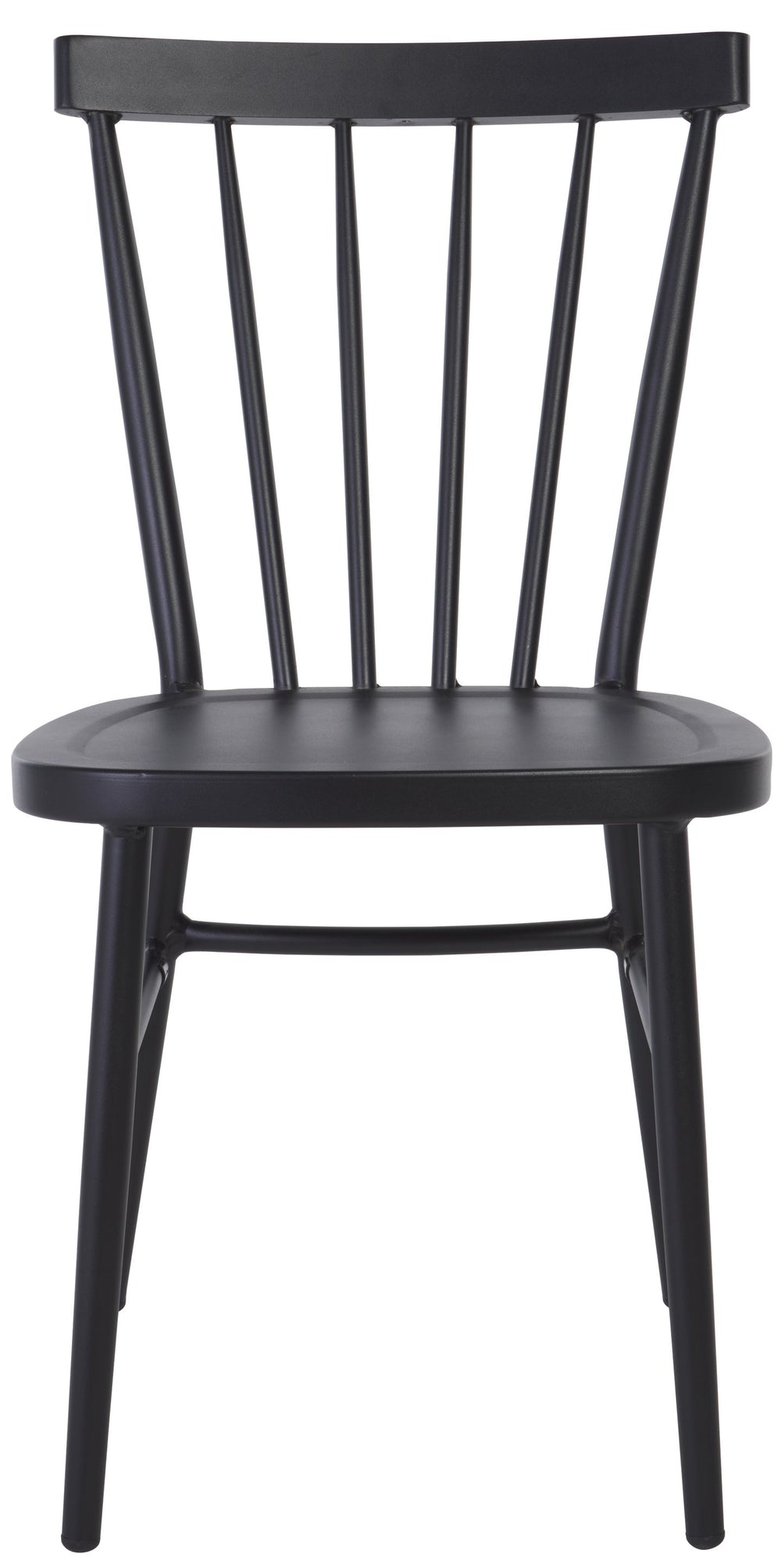 Safavieh Core Spindle Chair Set Of 2 - Elevate Your Outdoor Space With Sleek Design And Durability Today! Black 75% Aluminum 25% Plastic Wicker Pat4047a-set2