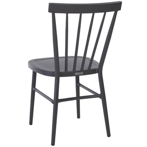 Safavieh Core Spindle Chair Set Of 2 - Elevate Your Outdoor Space With Sleek Design And Durability Today! Grey 75% Aluminum 25% Plastic Wicker Pat4047b-set2