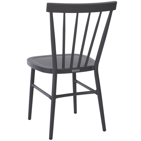 Safavieh Core Spindle Chair Set Of 2 - Elevate Your Outdoor Space With Sleek Design And Durability Today! Grey 75% Aluminum 25% Plastic Wicker Pat4047b-set2