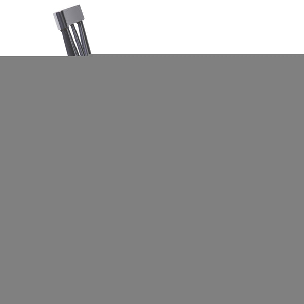 Safavieh Core Spindle Chair Set Of 2 - Elevate Your Outdoor Space With Sleek Design And Durability Today! Grey 75% Aluminum 25% Plastic Wicker Pat4047b-set2