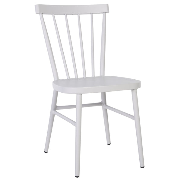 Safavieh Core Spindle Chair Set Of 2 - Elevate Your Outdoor Space With Sleek Design And Durability Today! White 75% Aluminum 25% Plastic Wicker Pat4047c-set2