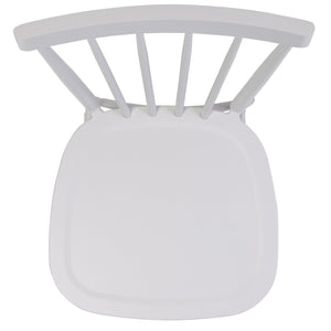 Safavieh Core Spindle Chair Set Of 2 - Elevate Your Outdoor Space With Sleek Design And Durability Today! White 75% Aluminum 25% Plastic Wicker Pat4047c-set2