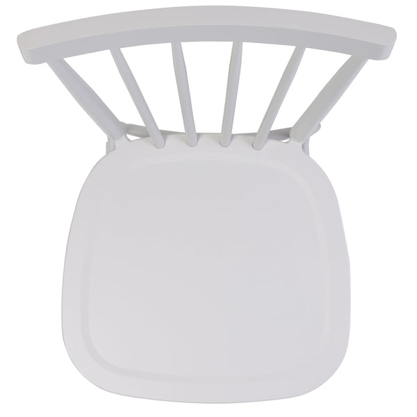 Safavieh Core Spindle Chair Set Of 2 - Elevate Your Outdoor Space With Sleek Design And Durability Today! White 75% Aluminum 25% Plastic Wicker Pat4047c-set2