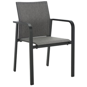 Safavieh DEXTER Armchair Set of 2 - Stylish, Durable Seating for Indoor and Outdoor Spaces, Modern Design Black PAT4049A-SET2