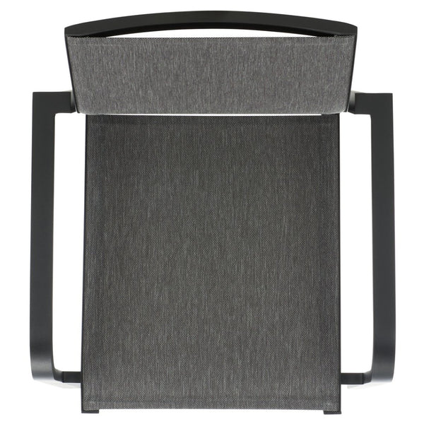 Safavieh DEXTER Armchair Set of 2 - Stylish, Durable Seating for Indoor and Outdoor Spaces, Modern Design Black PAT4049A-SET2