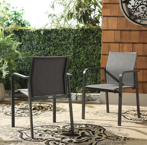 Safavieh Dexter Armchair Set Of 2 - Modern Outdoor Seating For Stylish Comfort And Durability In Any Space Grey 75% Aluminum 25% Plastic Wicker Pat4049b-set2