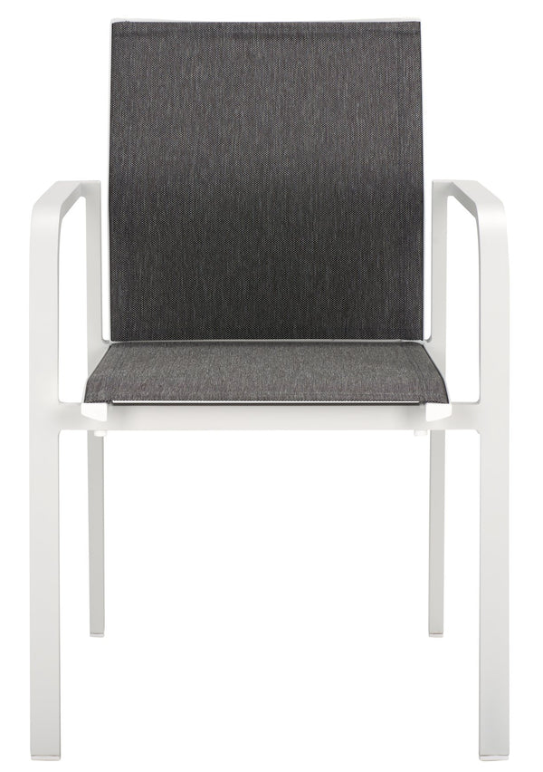 Safavieh Dexter Armchair Set Of 2 - Modern Outdoor Seating For Stylish Comfort And Durability In Any Space White 75% Aluminum 25% Plastic Wicker Pat4049c-set2