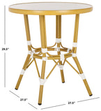 Safavieh Pomona Bistro Table White/Bamboo PAT4051A