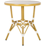 Safavieh Pomona Bistro Table White/Bamboo PAT4051A