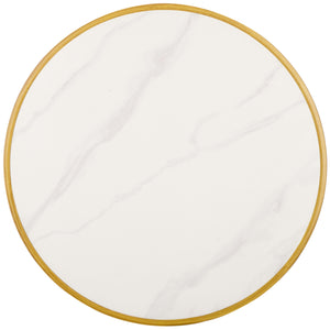 Safavieh Pomona Bistro Table White/Bamboo PAT4051A