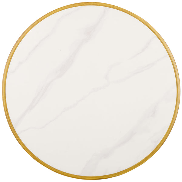 Safavieh Pomona Bistro Table White/Bamboo PAT4051A