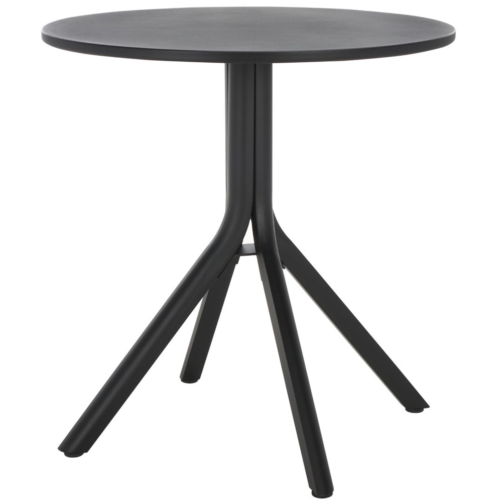 Safavieh CORE Bistro Table - Elegant Black Outdoor Furniture for Patios, Gardens, and Cozy Alfresco Dining PAT4052A