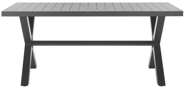 Safavieh CORE Dining Table - Modern Outdoor Centerpiece with Durable Design for Effortless Entertaining Grey PAT4053B