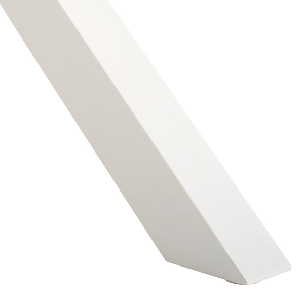 Safavieh Core Dining Table Outdoor - Elegant White Aluminum For Stylish Al Fresco Dining & Lasting Durability White 75% Aluminum 25% Plastic Wicker Pat4053c