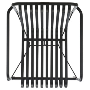 Safavieh CORE Armchair - Stylish Outdoor Seating with Durable Design for Modern Patios and Relaxation Spaces Black PAT4054A-SET2