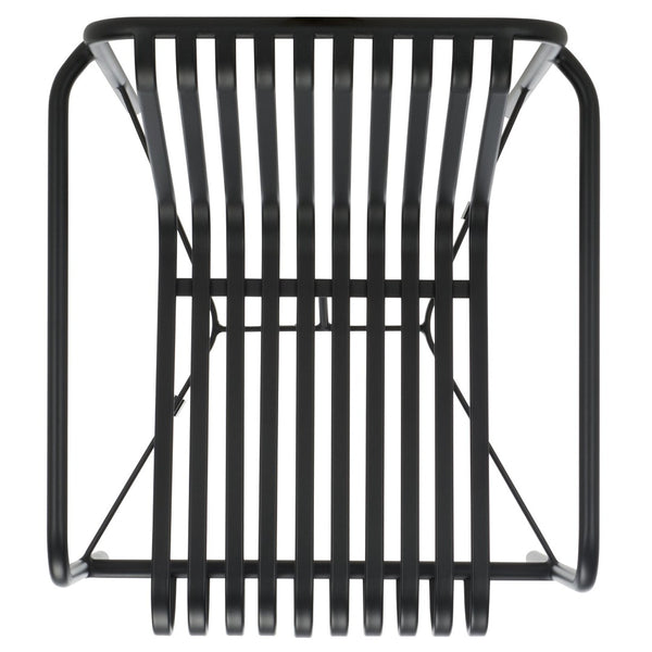 Safavieh CORE Armchair - Stylish Outdoor Seating with Durable Design for Modern Patios and Relaxation Spaces Black PAT4054A-SET2