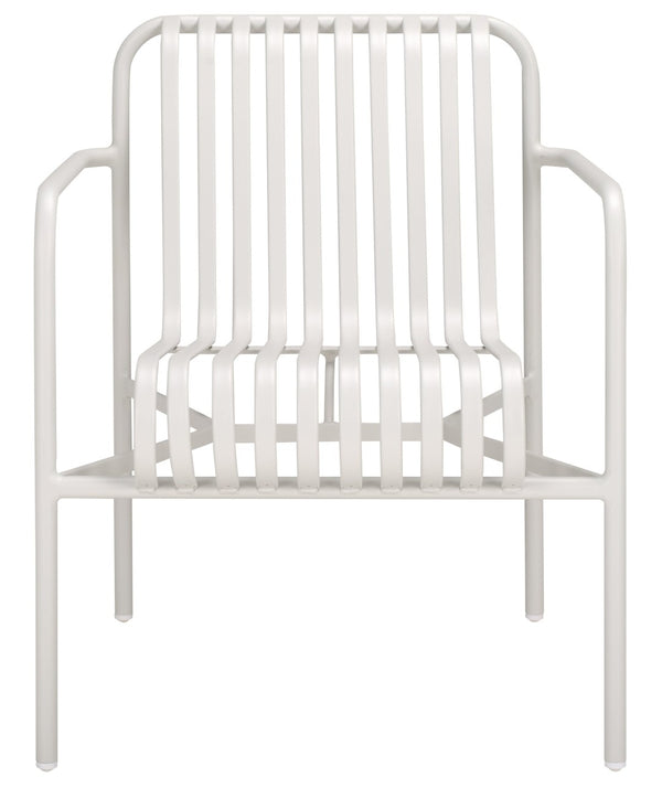 Safavieh CORE Armchair - Stylish Outdoor Seating with Durable Design for Modern Patios and Relaxation Spaces White PAT4054C-SET2