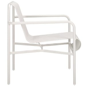 Safavieh CORE Armchair - Stylish Outdoor Seating with Durable Design for Modern Patios and Relaxation Spaces White PAT4054C-SET2