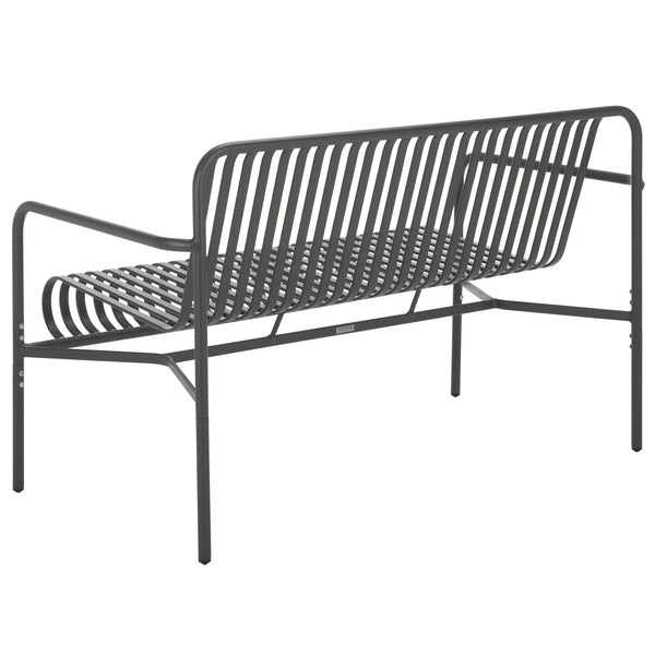 Safavieh Core Two Seater Chair Outdoor - Elevate Your Patio Style With Durable, Modern Comfort And Elegance Grey 75% Aluminum 25% Plastic Wicker Pat4055b