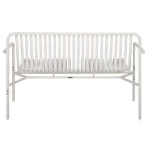 Safavieh Core Two Seater Chair Outdoor - Elevate Your Patio Style With Durable, Modern Comfort And Elegance White 75% Aluminum 25% Plastic Wicker Pat4055c