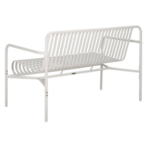 Safavieh Core Two Seater Chair Outdoor - Elevate Your Patio Style With Durable, Modern Comfort And Elegance White 75% Aluminum 25% Plastic Wicker Pat4055c