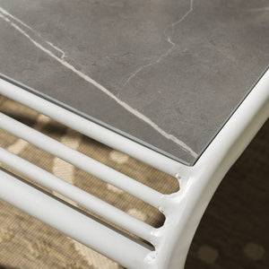Safavieh CORE Sintered Stone Coffee Table in White – Modern, Durable Design for Indoor & Outdoor Spaces PAT4056C