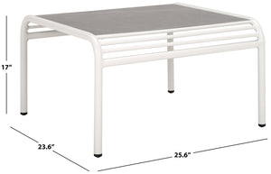 Safavieh CORE Sintered Stone Coffee Table in White – Modern, Durable Design for Indoor & Outdoor Spaces PAT4056C