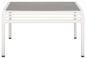 Safavieh CORE Sintered Stone Coffee Table in White – Modern, Durable Design for Indoor & Outdoor Spaces PAT4056C