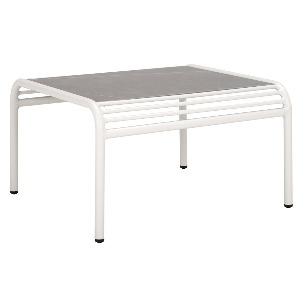 Safavieh CORE Sintered Stone Coffee Table in White – Modern, Durable Design for Indoor & Outdoor Spaces PAT4056C