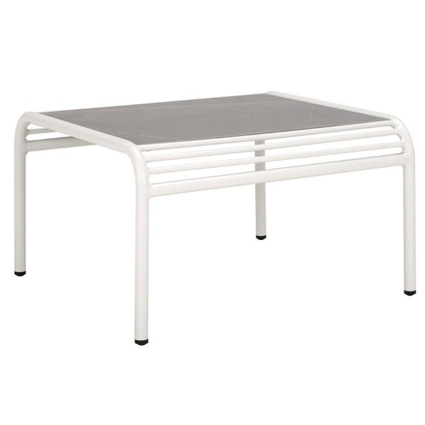 Safavieh CORE Sintered Stone Coffee Table in White – Modern, Durable Design for Indoor & Outdoor Spaces PAT4056C