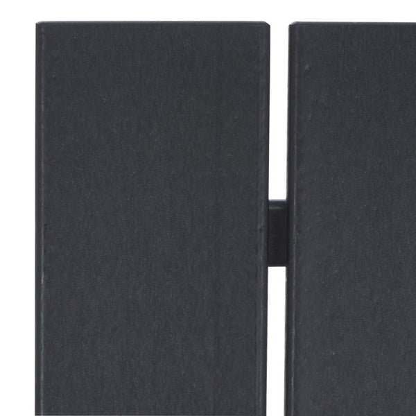 Safavieh All Weather Adirondack Chair - Elegant Outdoor Seating For Stylish Patios, Gardens, And Decks Black  Pat4500a