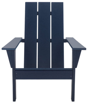 Safavieh All Weather Adirondack Chair - Elegant Outdoor Seating For Stylish Patios, Gardens, And Decks Federal Blue  Pat4500c