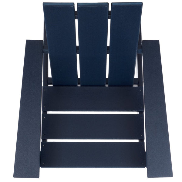 Safavieh All Weather Adirondack Chair - Elegant Outdoor Seating For Stylish Patios, Gardens, And Decks Federal Blue  Pat4500c