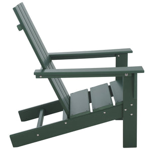 Safavieh All Weather Adirondack Chair - Elegant Outdoor Seating For Stylish Patios, Gardens, And Decks Green  Pat4500d